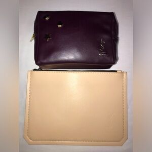 Yves Saint Laurent Beauty Pouch/flat beaute makeup holders